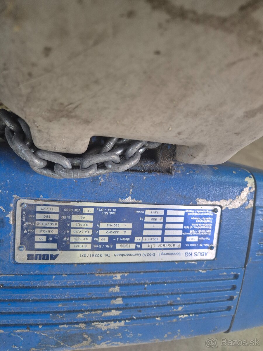 Elektrická Žeriavová Mačka ABUS - 3