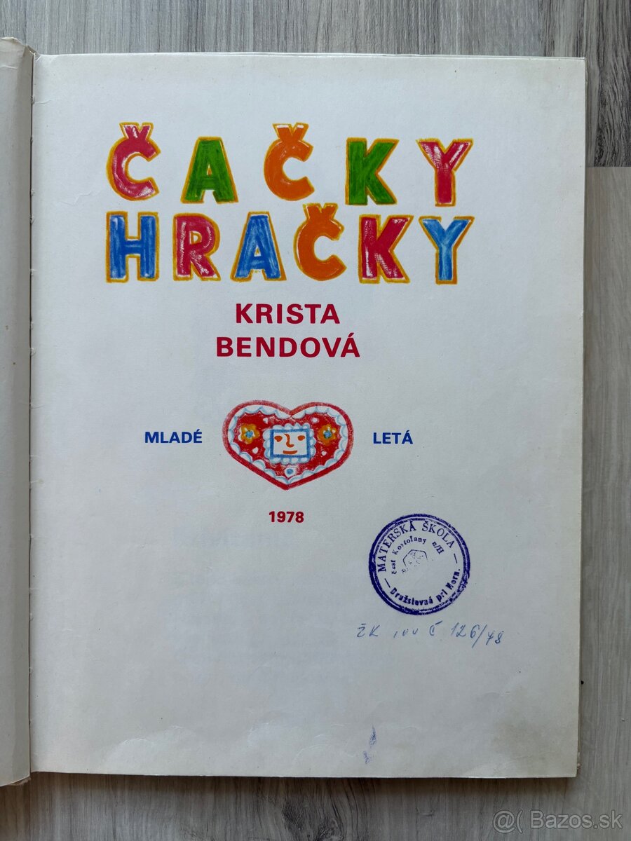 Čačky hračky - Krista Bendová (vydanie z roku 1978) - 3