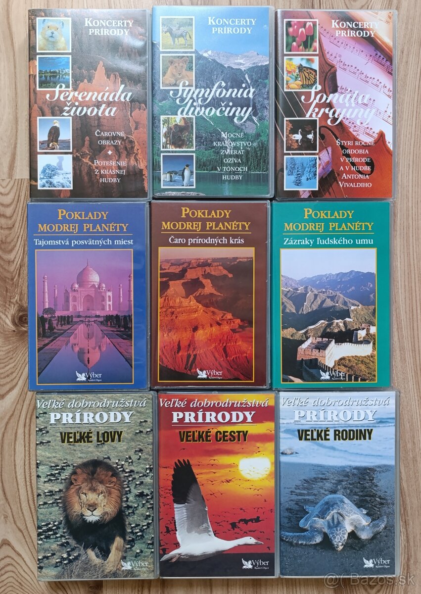 VHS kazety rôzne - 3