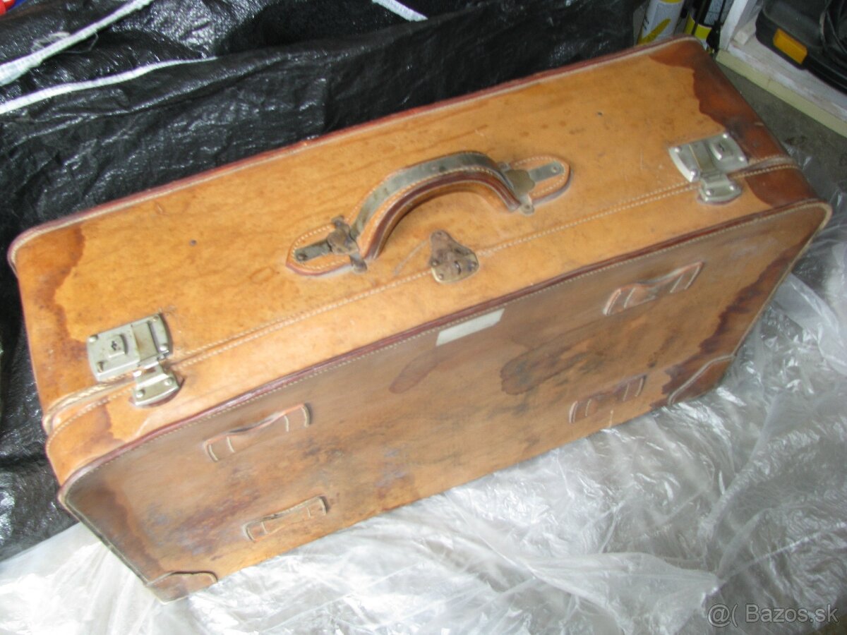 starý kožený kufor - 3
