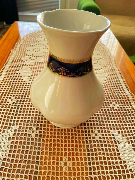 Zlatená starožitná váza - 3