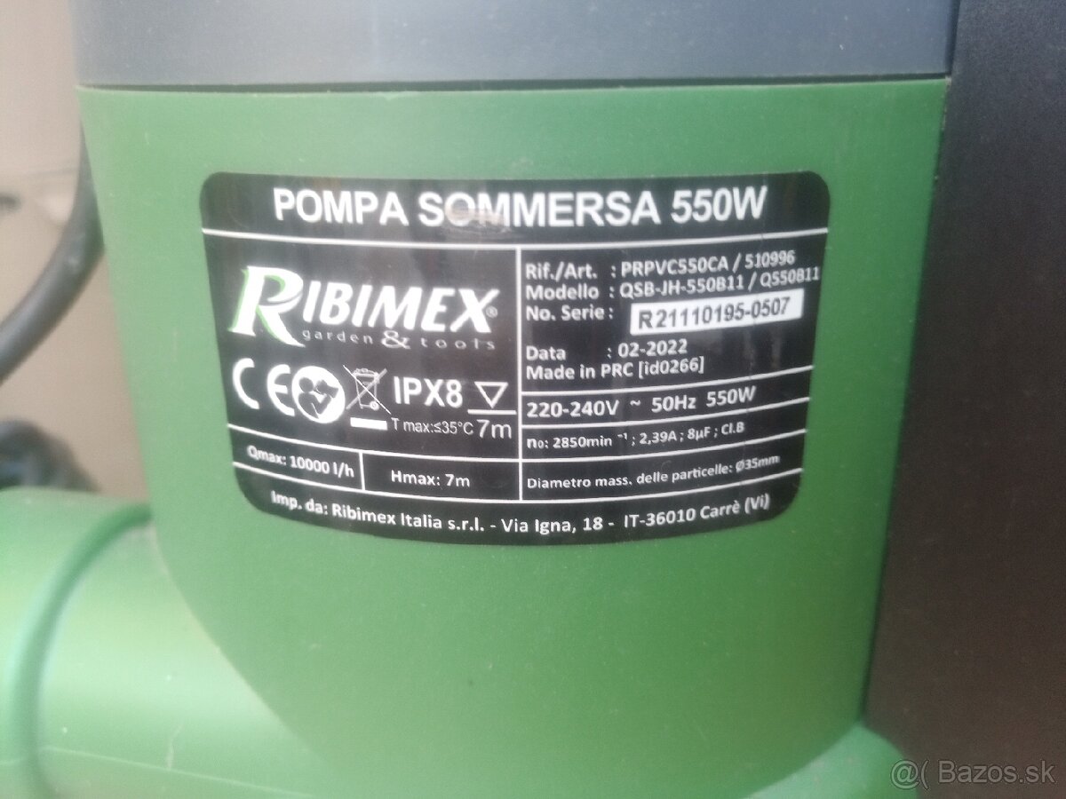 Ribimex 550w kalové čerpadlo - 3