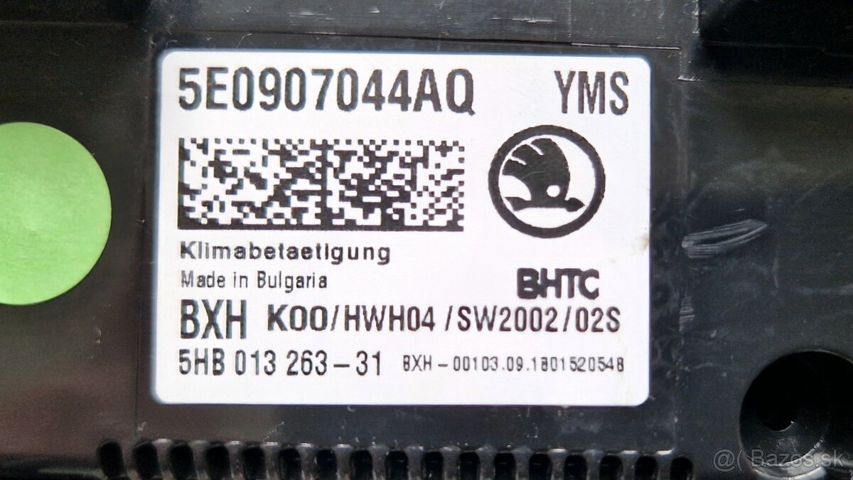 Predám panel klimatizácie Octavia 3 FL - 3