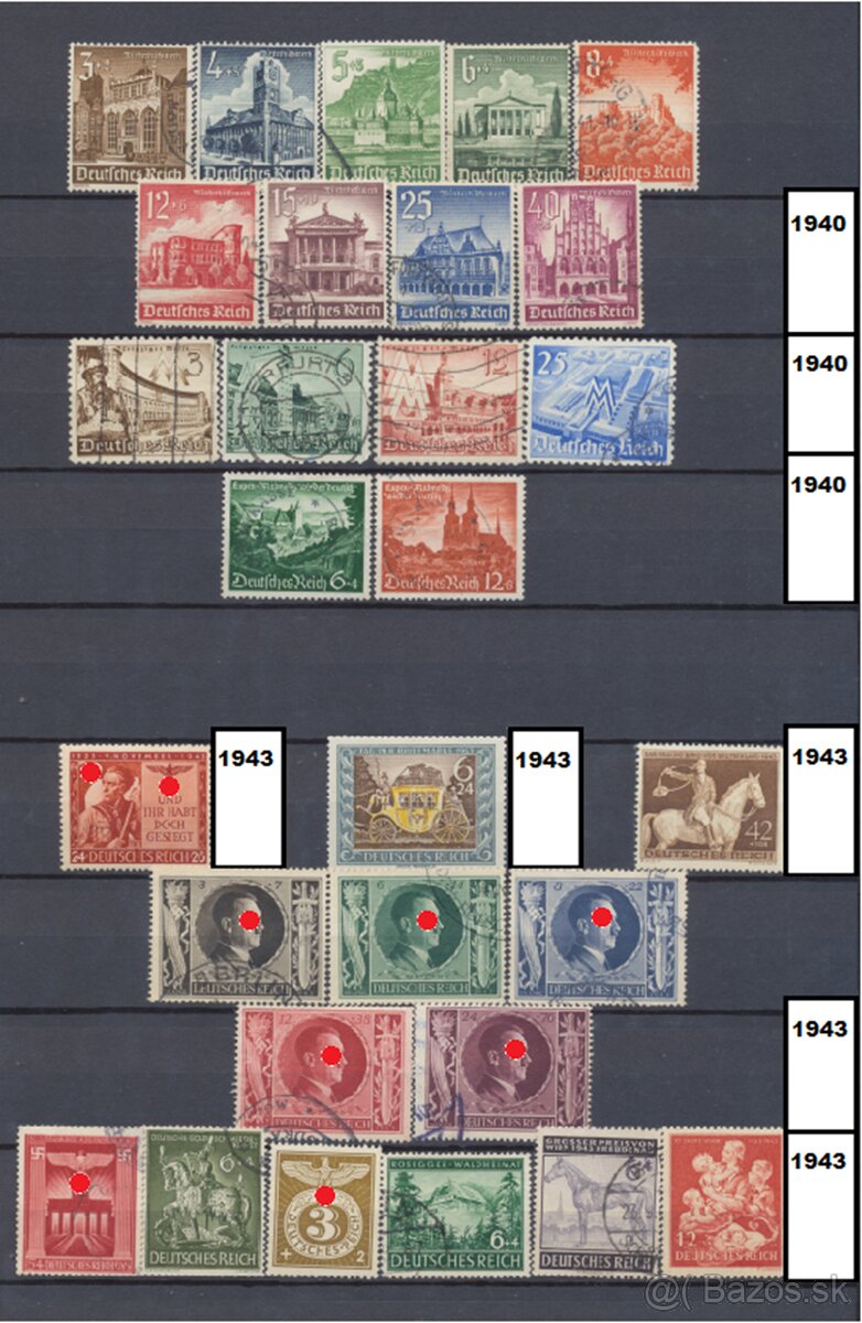 Predám poštové známky - 3