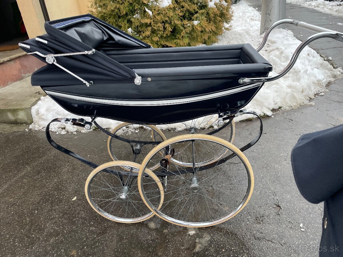 Vintage anglicky Silver cross - 3