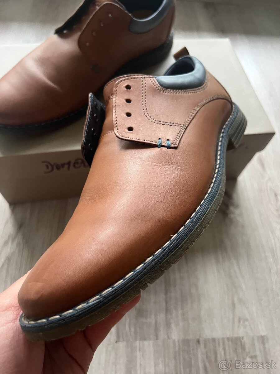 Pánske kožené poltopánky Lasocki for Men MB-STEVEN-02 – hned - 3