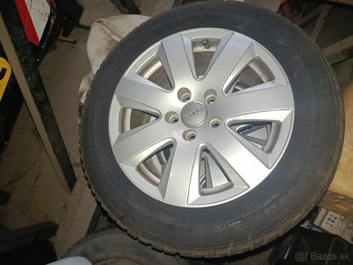 Predám zimné pneu.na diskoch Audi R16 - 3