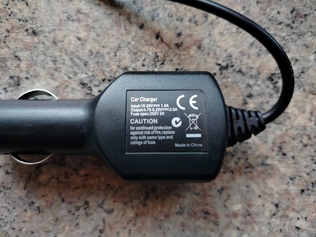 Predám novú autonabíjačku pre GPS navigácie Garmin - 3