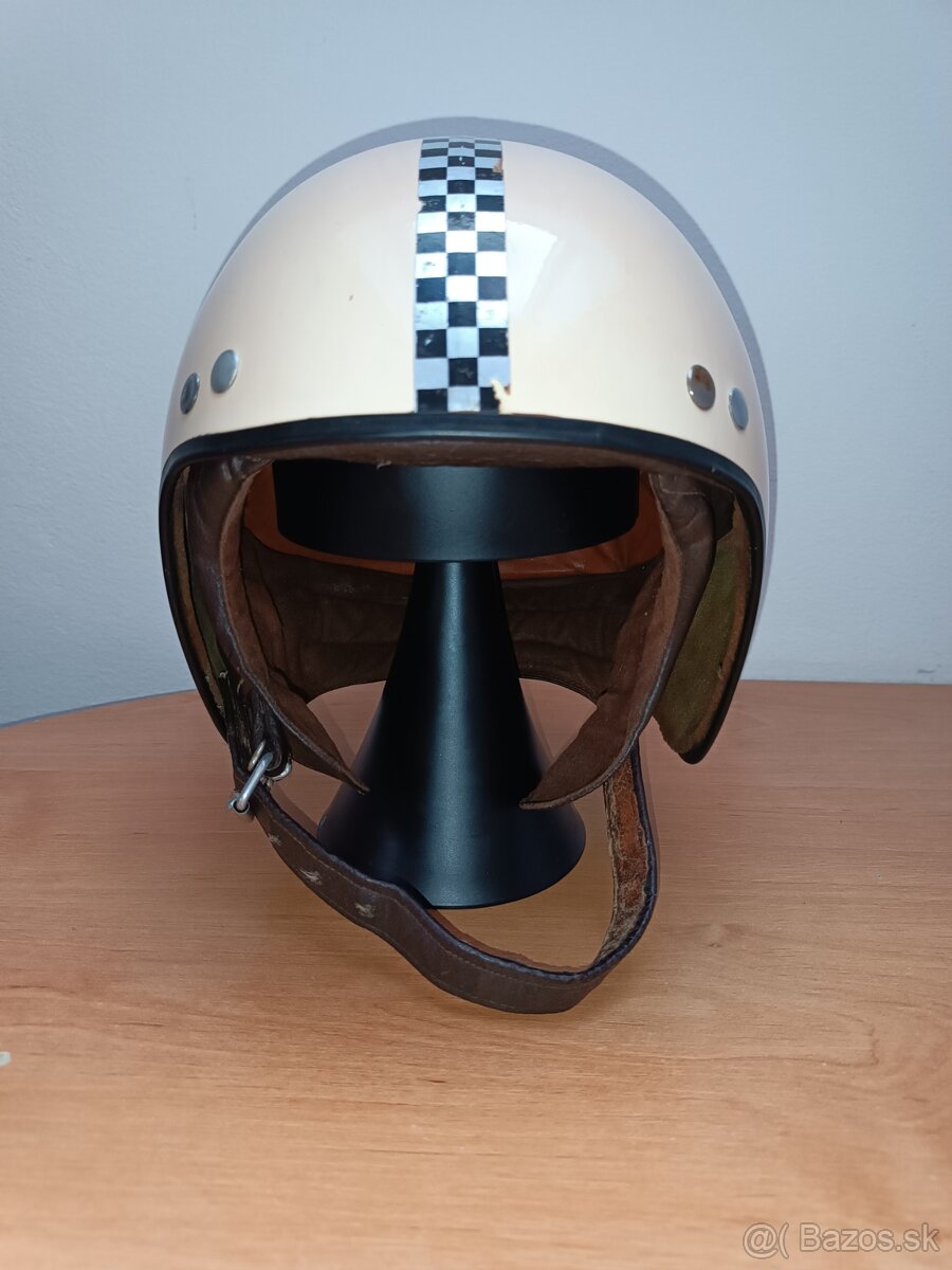 Stará přilba, helma, bílá - Jawa - 3