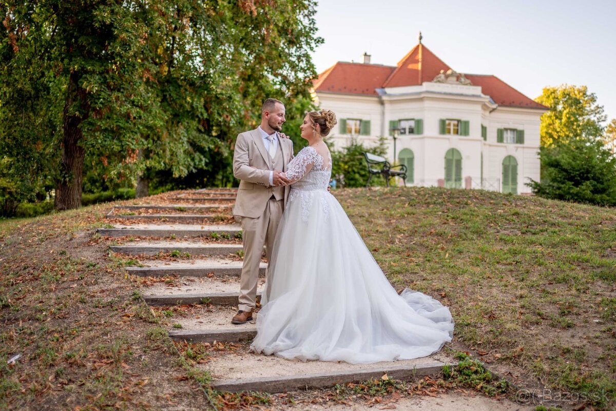 Svadobné šaty 46-50 - 3