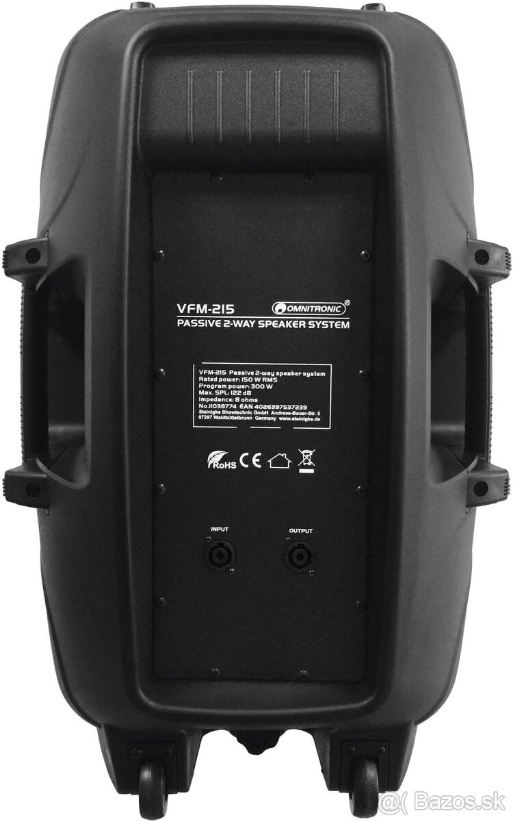 Predám nové pasívne repro bedne Omnitronic VFM 215 - 3