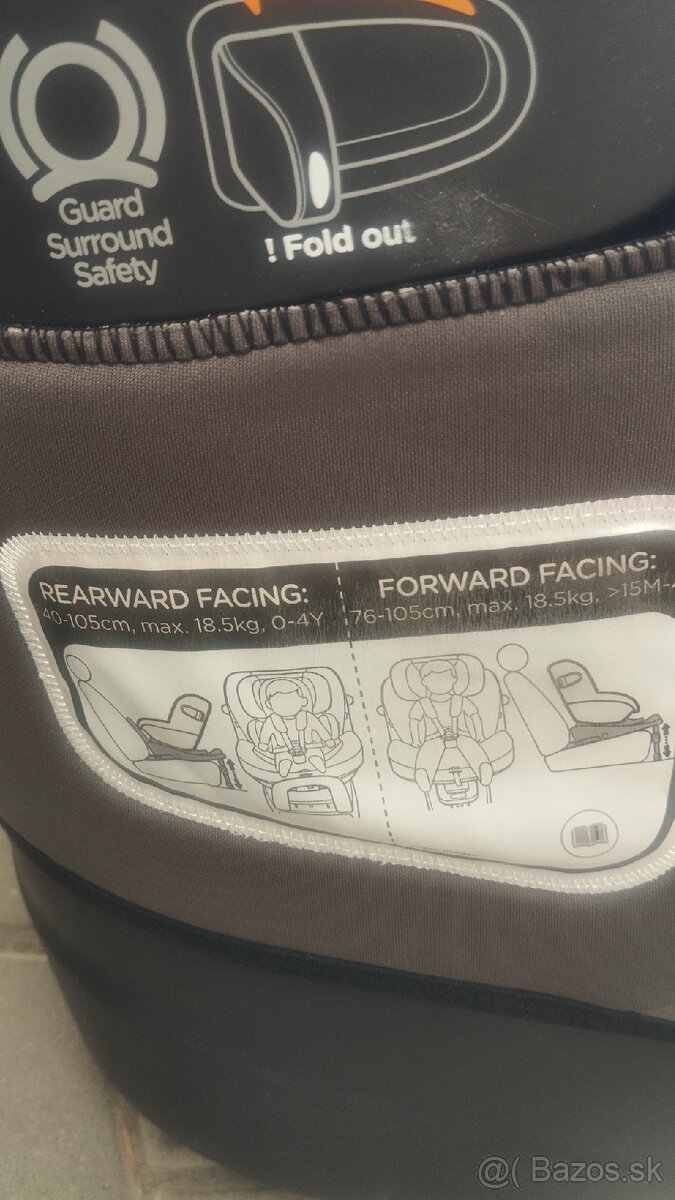 Autosedacka Joie s bazou, 0-4 roky, 40-105cm, do 18.5kg - 3