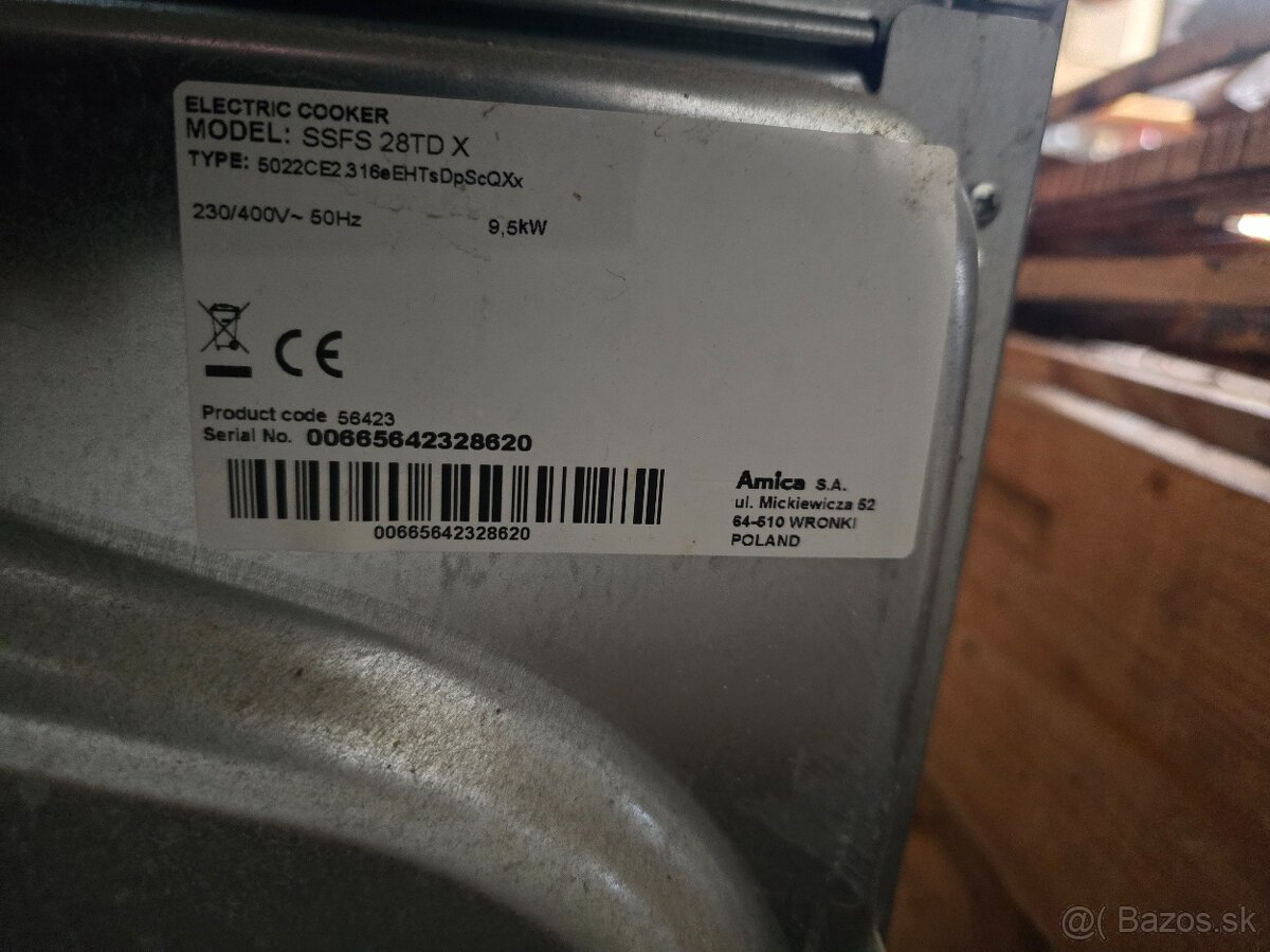 Elektrický sporák Amica - 3