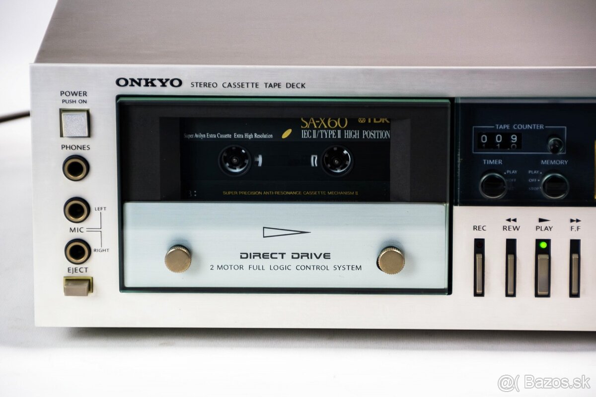 ONKYO TA-2050 / strieborný japonský direct drive tapedeck - 3
