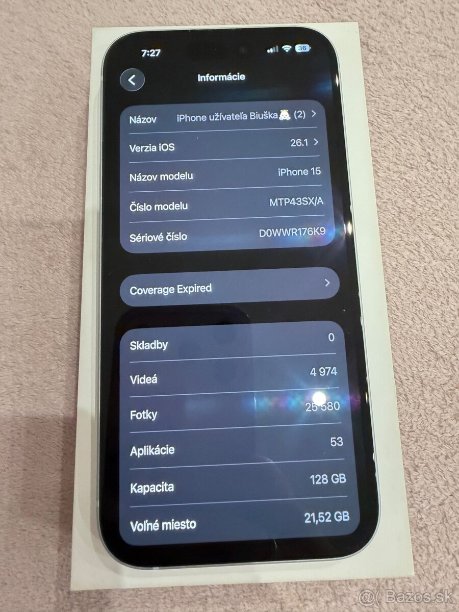 iPhone 15 128GB Blue - 3