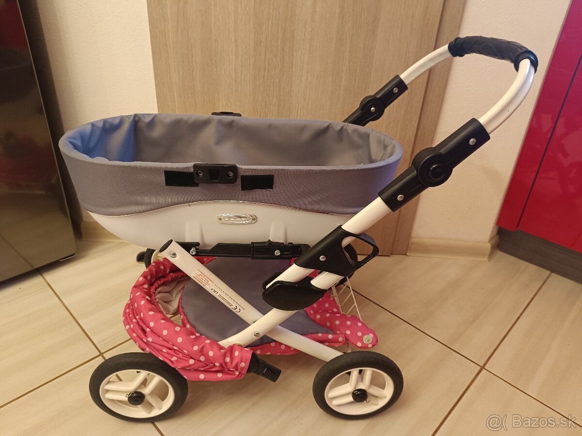 Kočík pre bábiku + rôzne doplnky - 3