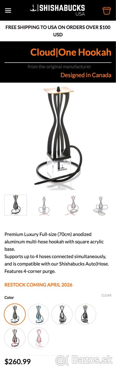 Predám Shishabucks Cloud Storm (Kanada) - 3