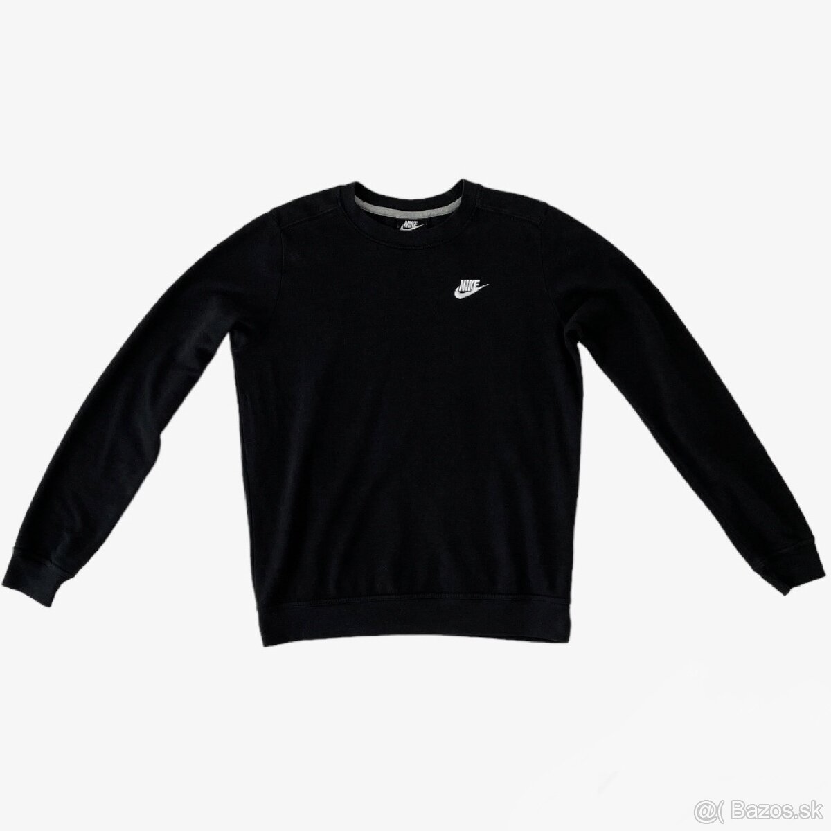 Nike Čierna bavlnená dámska mikina pulóver S 36 - 3