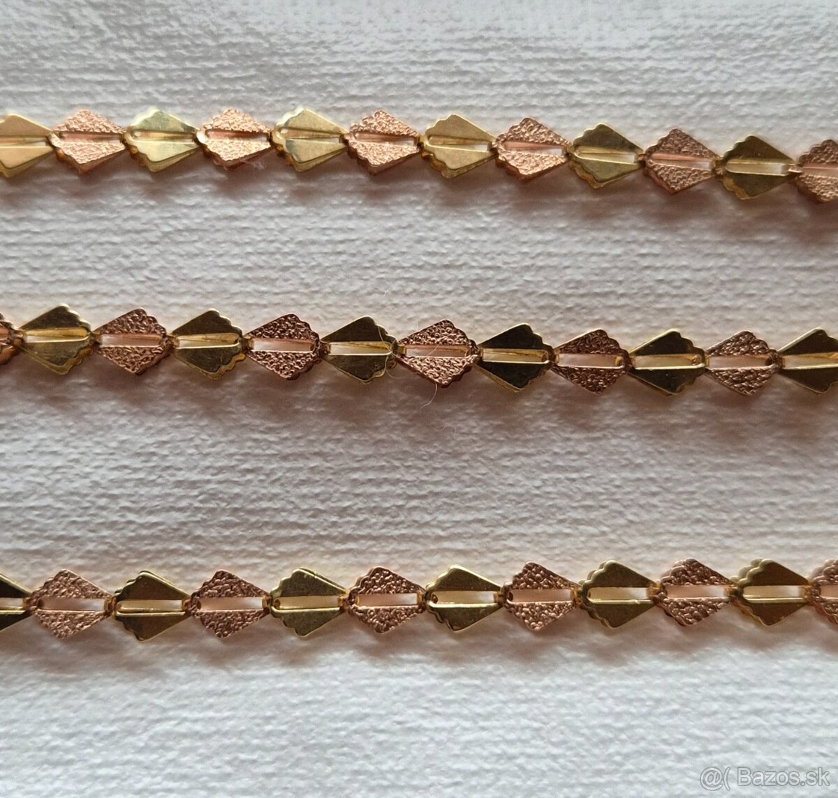 Zlata retiazka a naramok 585 - 3