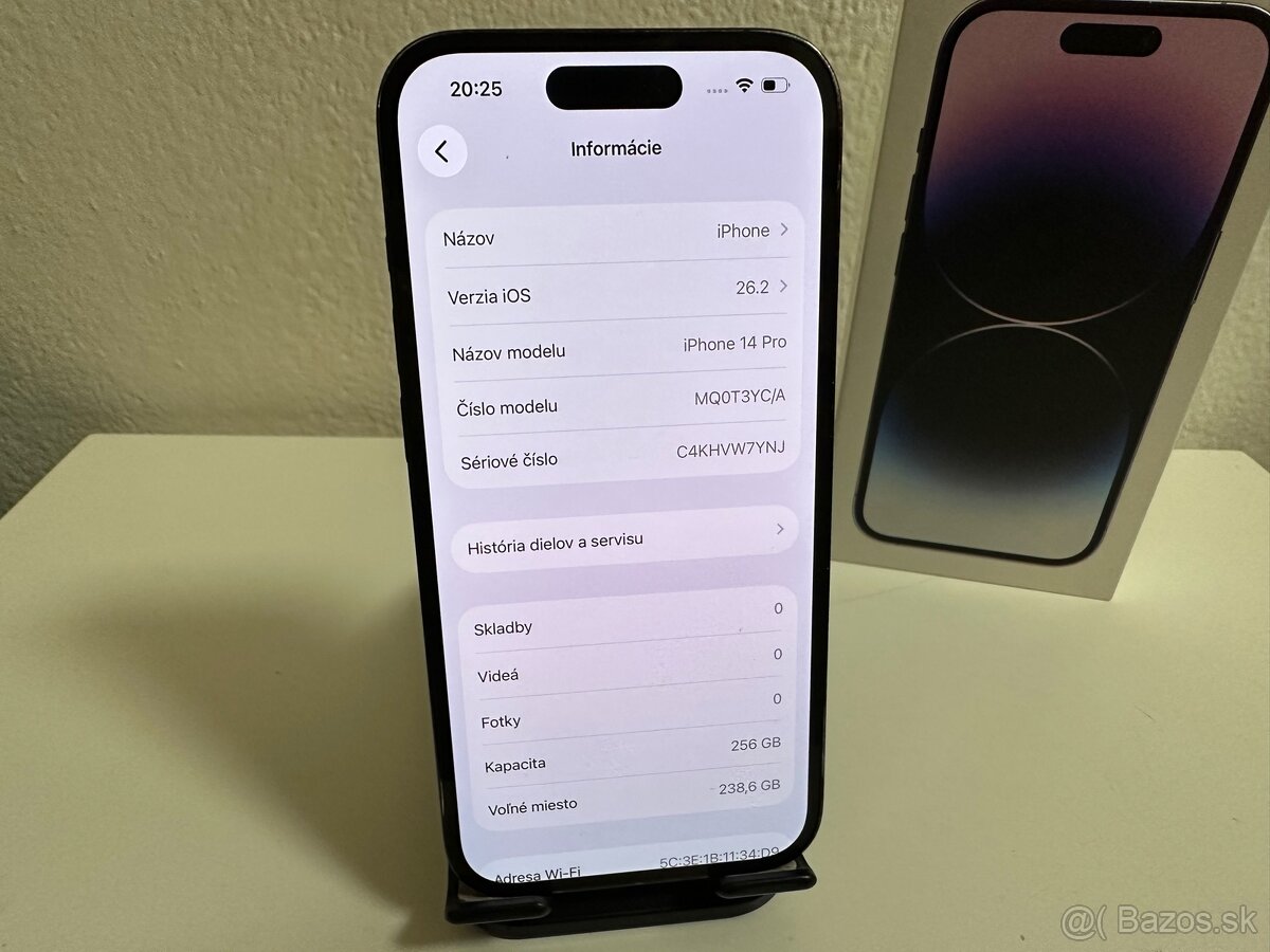 iPhone 14 Pro 256Gb 100% Zdravie Batérie - 3
