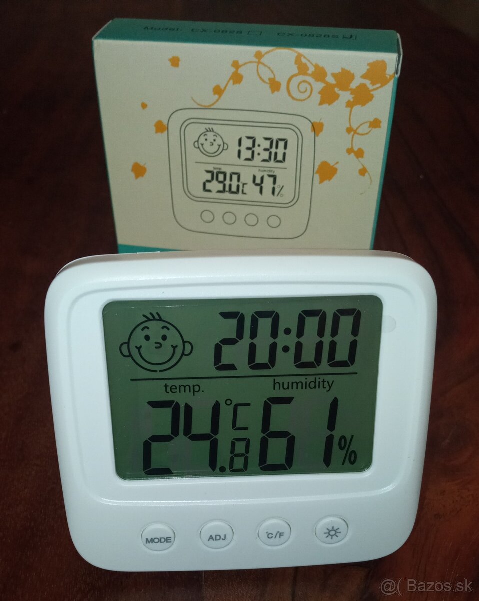 Predam NOVY digitalny merac vlhosti + hodiny + teplomer - 3