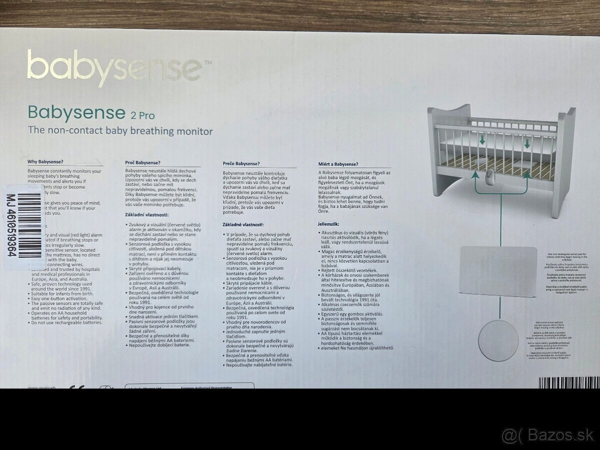 Monitor dychu Babysense 2 Pro – Top stav - 3