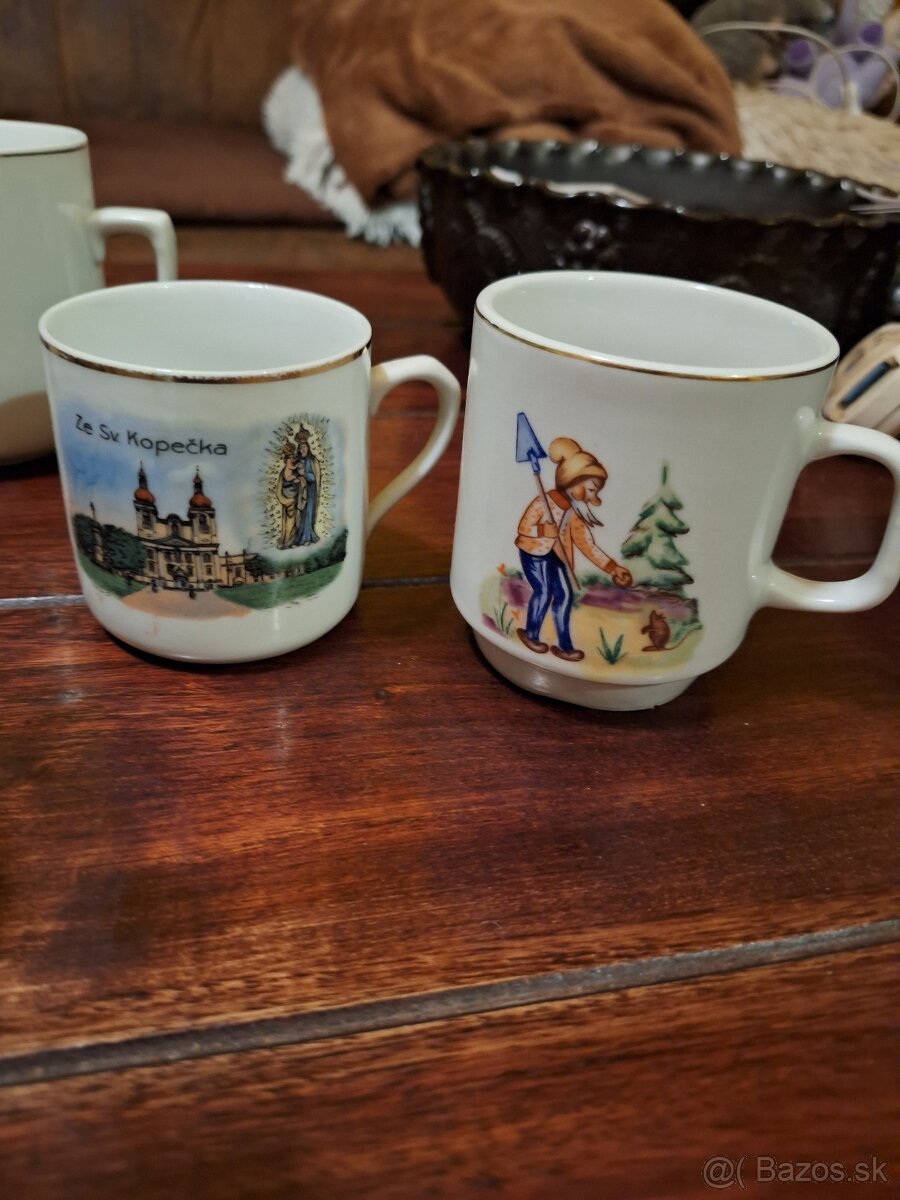 Retro šálky Československo - 3