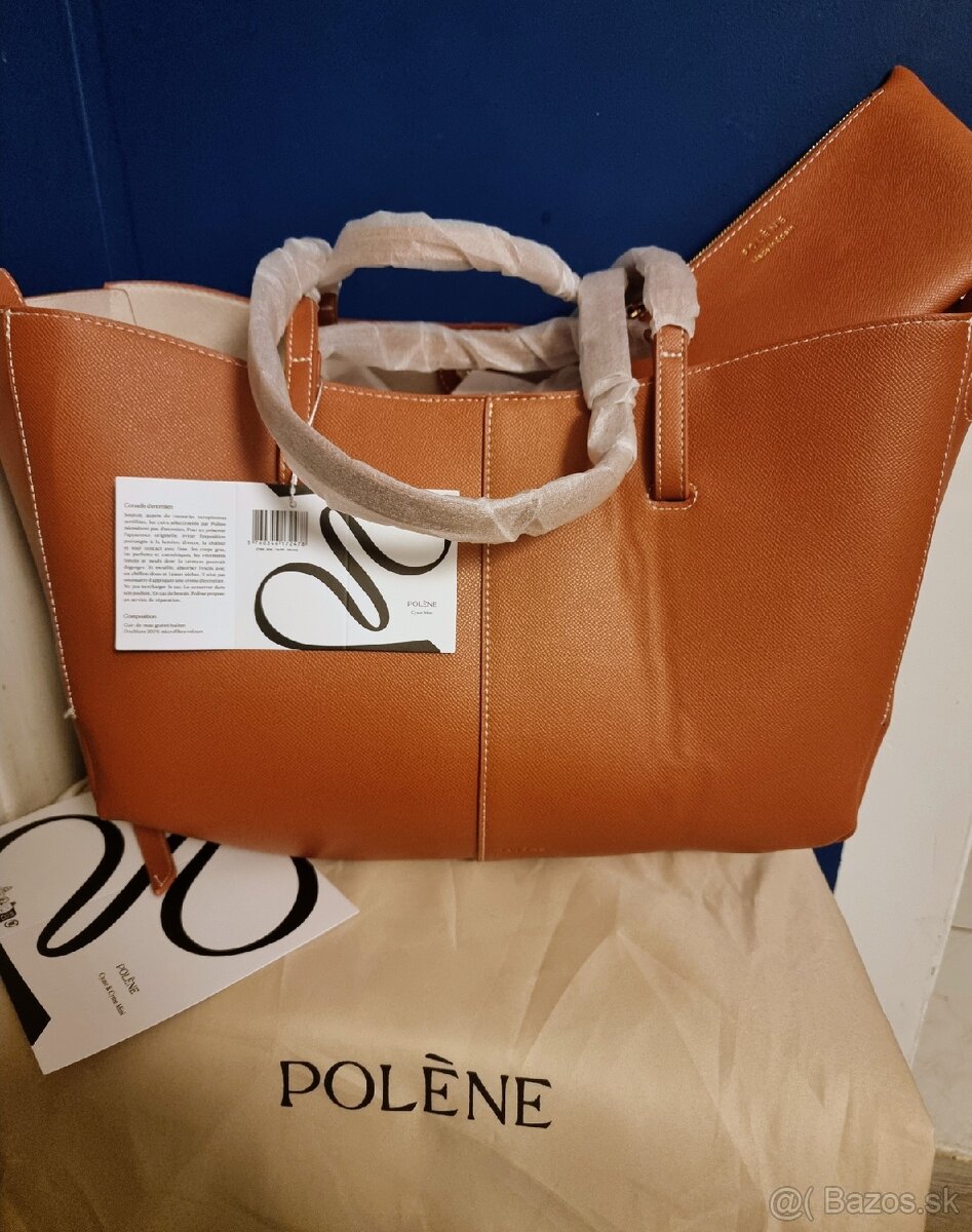 Polène Cyme Edition Textured Camel bag - 3