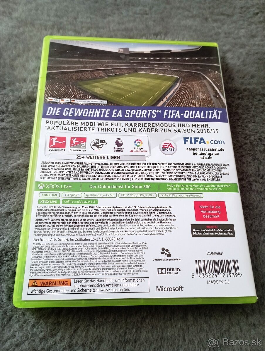 FIFA 19 XBOX 360 - 3
