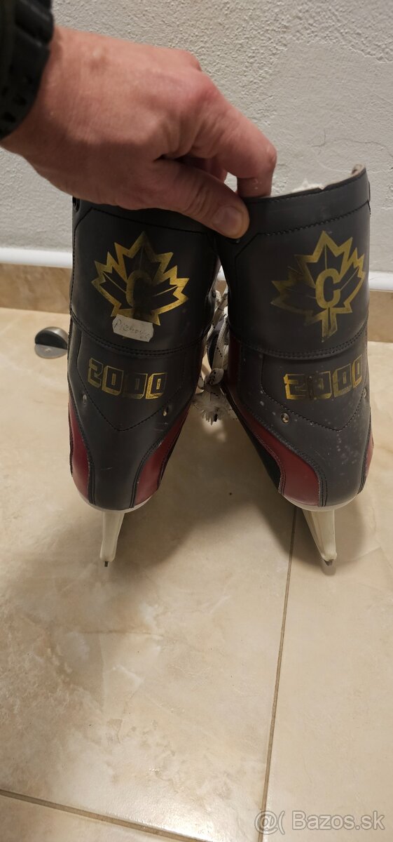 Korčule Botas Kanada 2000 kožené veľkosť 27.5 - 3