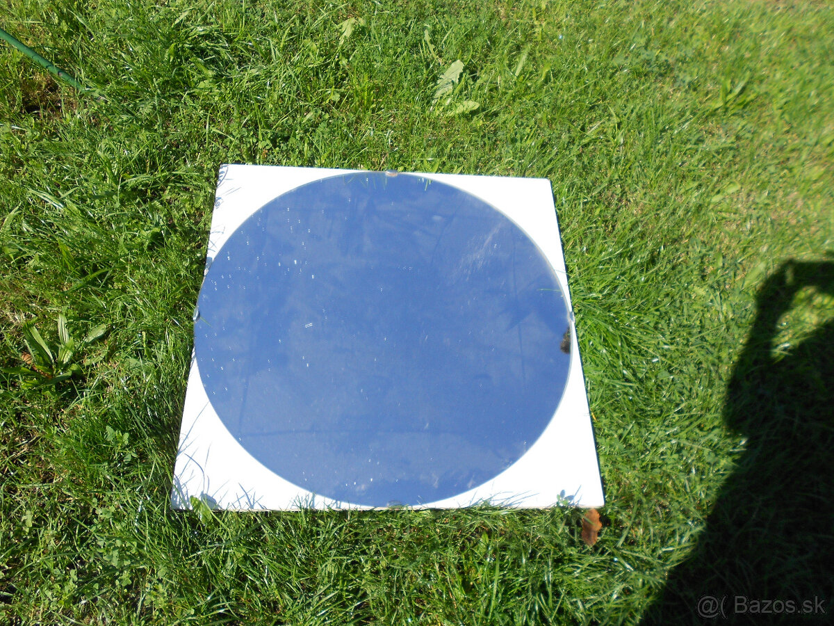 Predám odpadový nerezový kôš 20l,zrkadlo,prútený stojan - 3