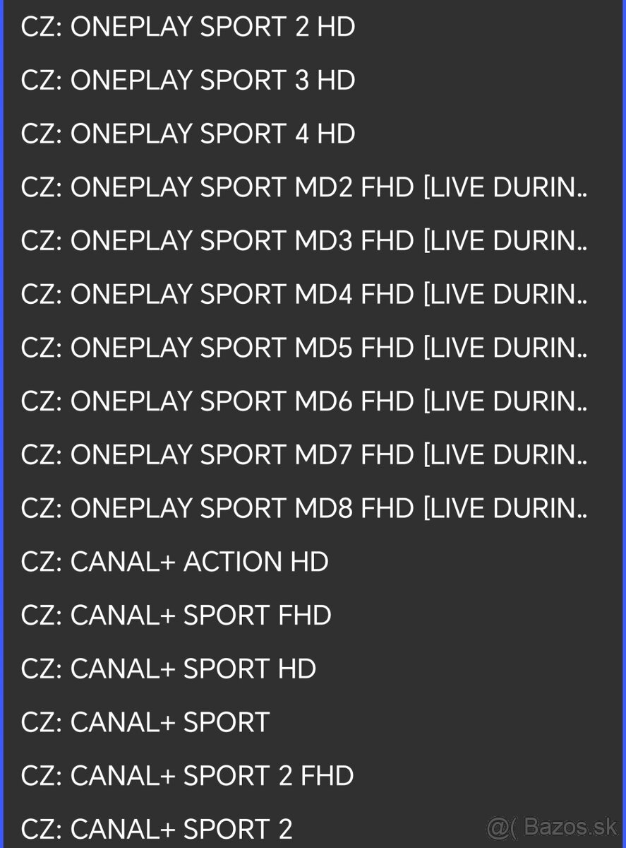 IPTV televize + Sportovní programy - 3
