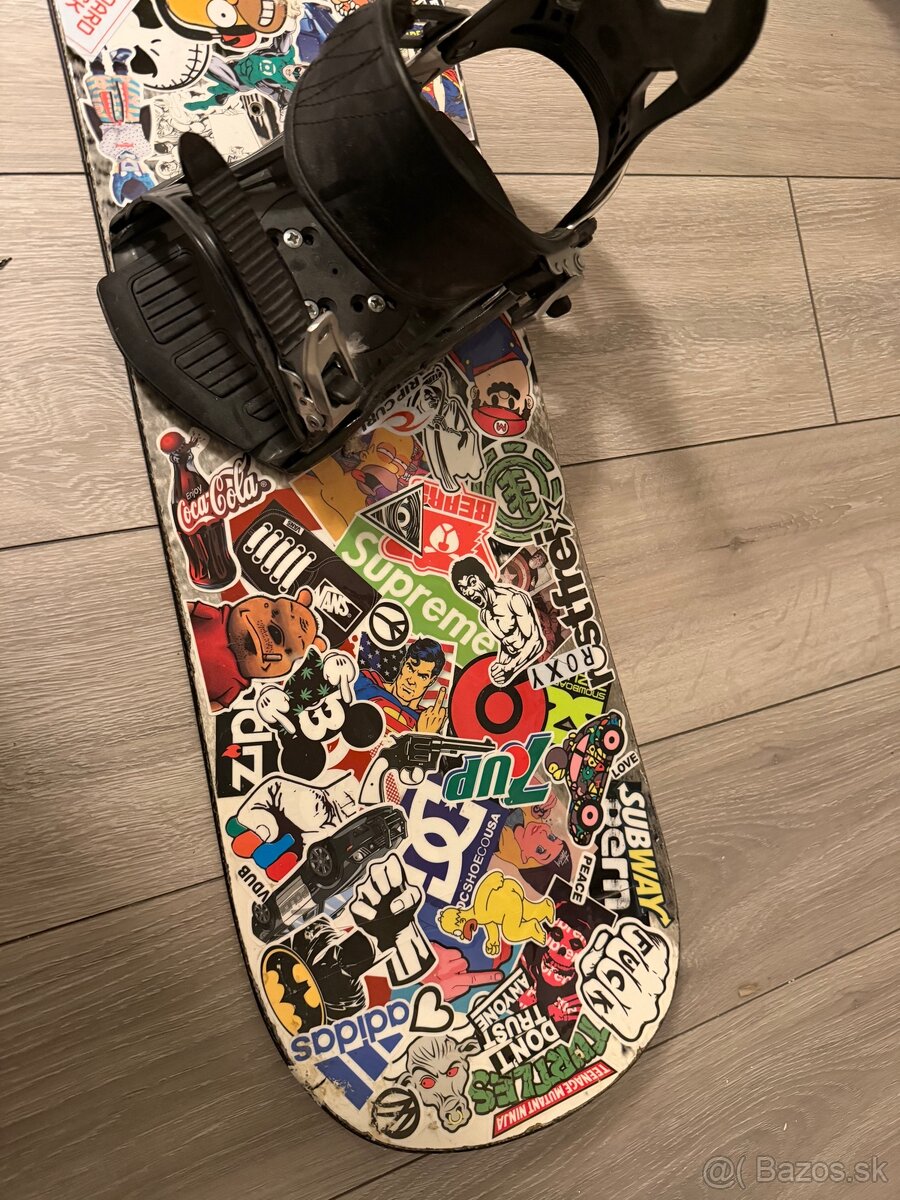 Snowboard s viazaním 148cm - 3