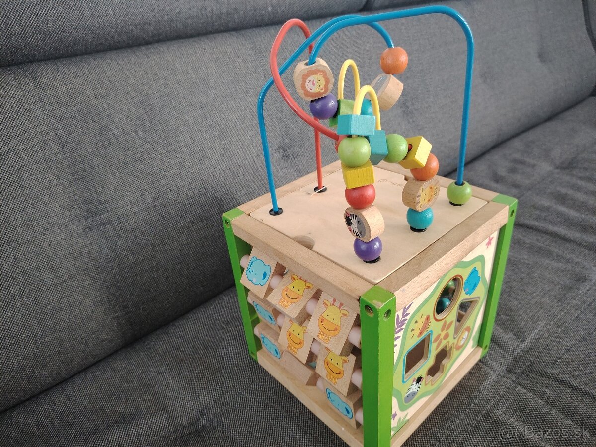 Drevená kocka, hračky - 3