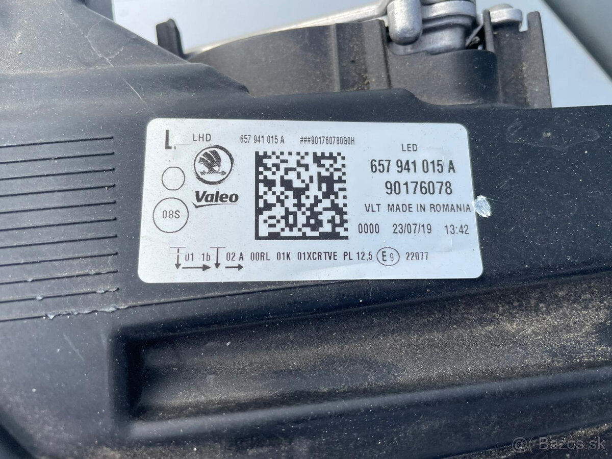 ŠKODA SCALA - levé přední LED světlo - 3