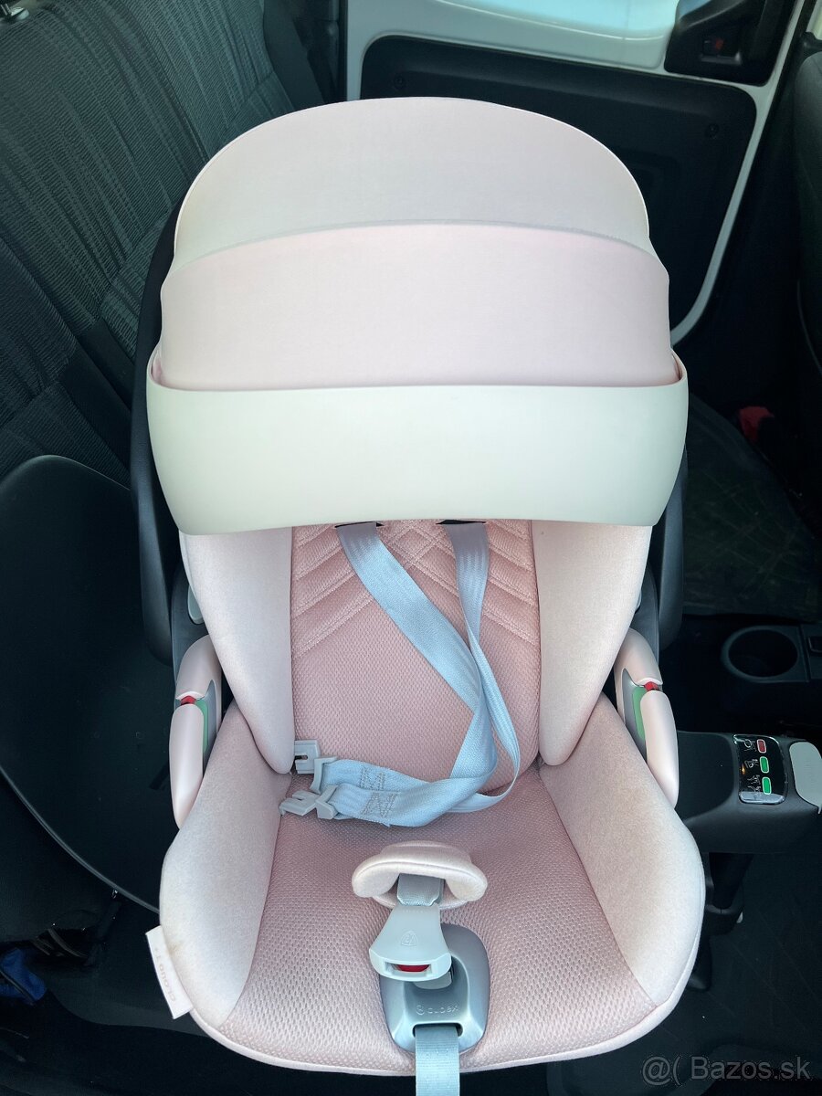 Cybex Cloud T i-size Plus Platinum Peach Pink - 3