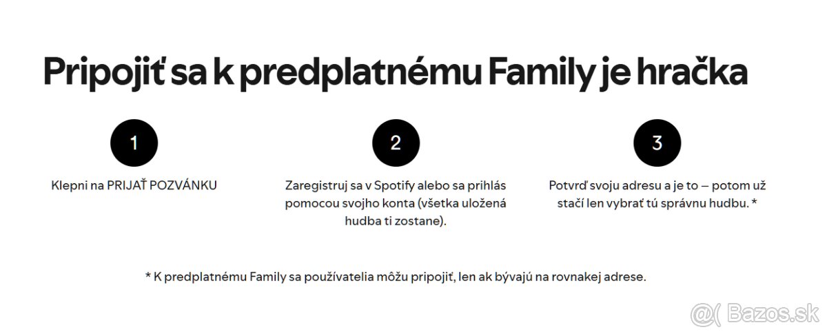 Oficiálne predplatné Spotify Premium / mesačná platba - 3