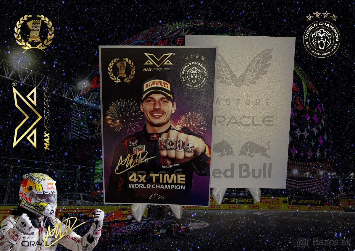 RED BULL CHLADNIČKA LED Max Verstappen LAS VEGAS - 3