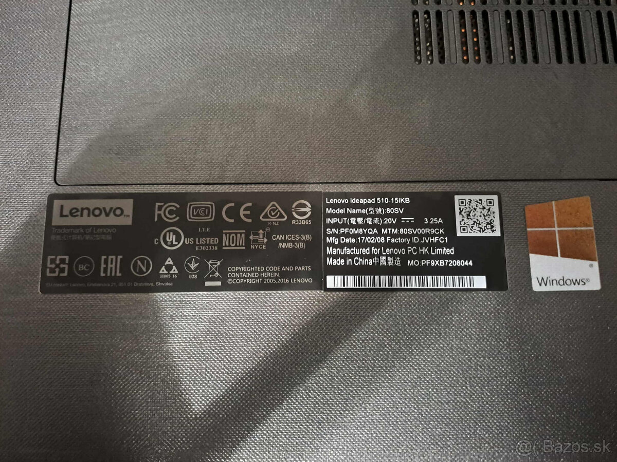 Lenovo IdeaPad 510-15IKB Gun Metal - 3