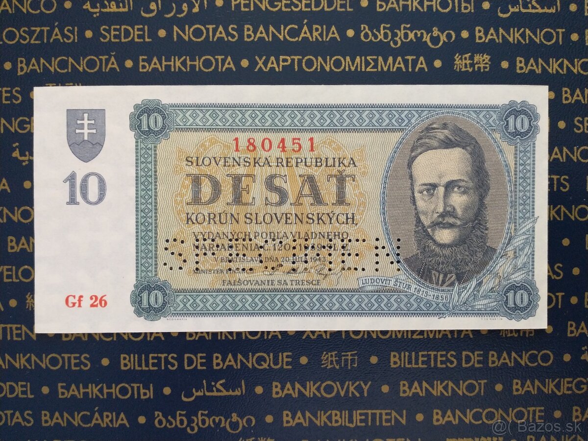 10Ks 1943 SPECIMEN UNC - 3