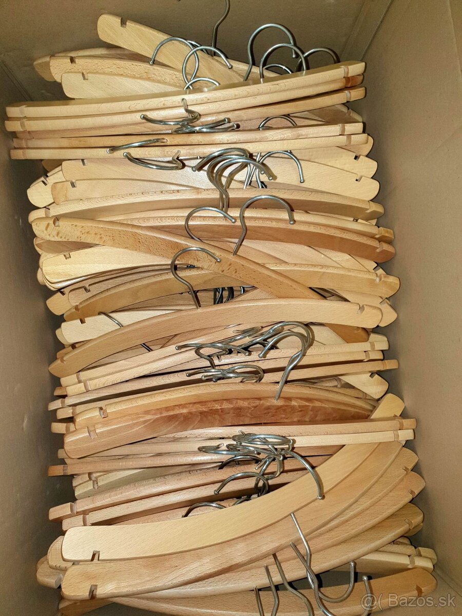 Detský drevený vešiak 36cm - rovný veľký - 3