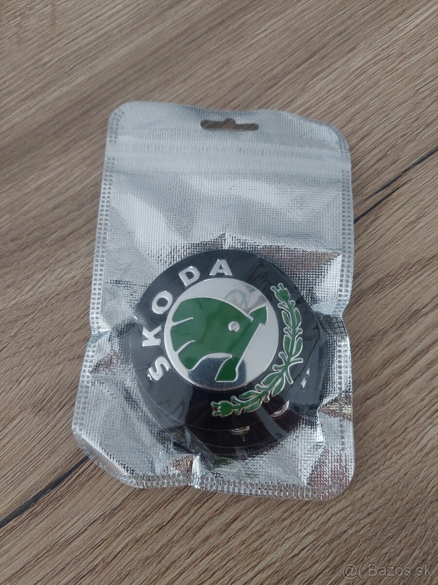 Škoda 3D samolepy na stredové pukličky - 3