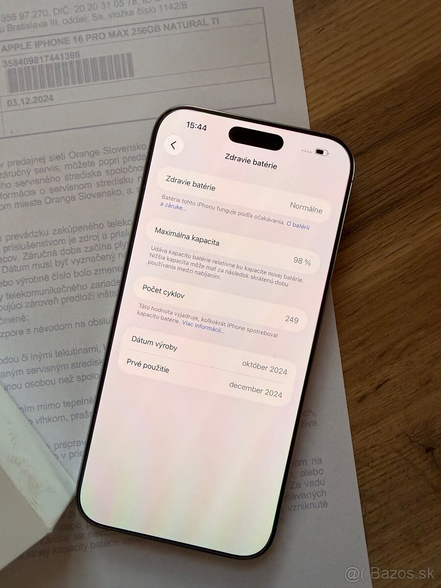 iPhone 16 Pro Max Natural Titanium 256GB - 3