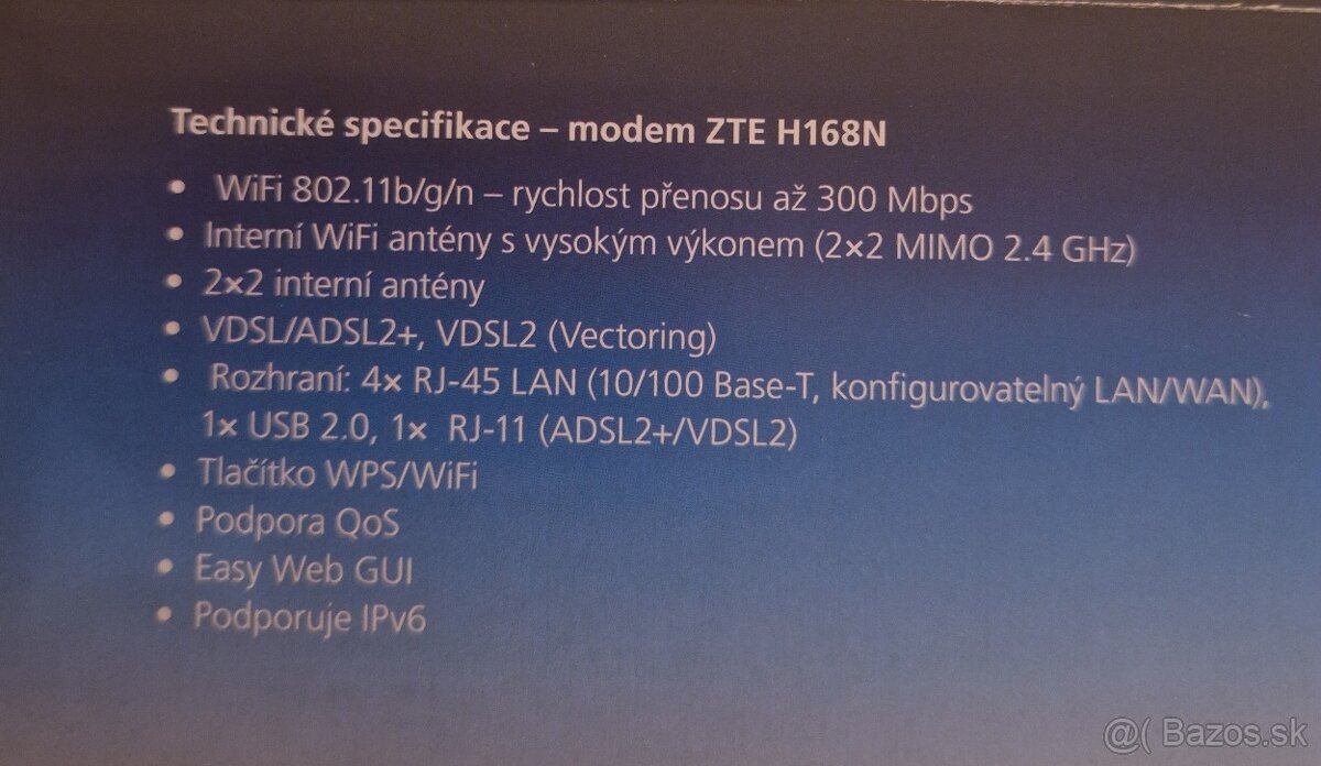 Modem ZTE H168N - 3