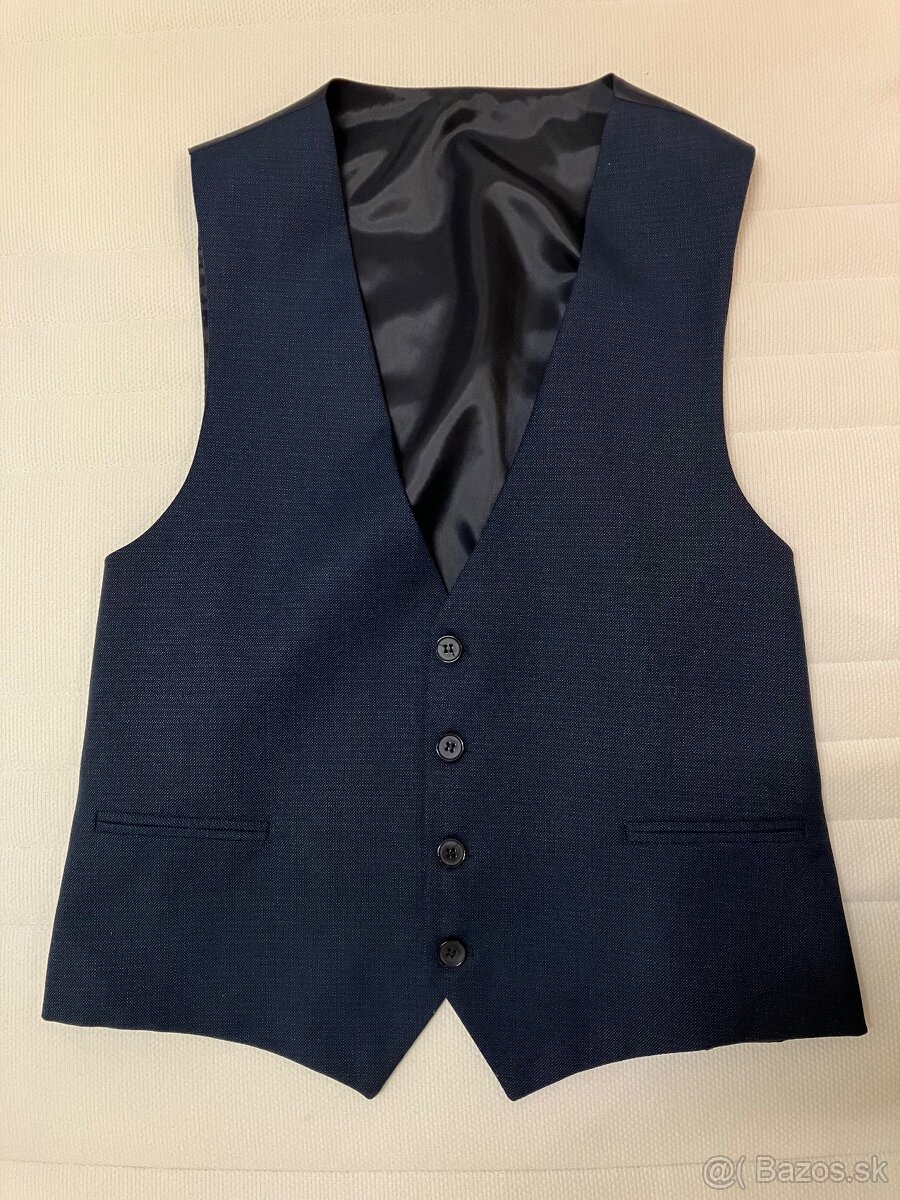 Pánsky tmavomodrý oblek zn. Michael - 3
