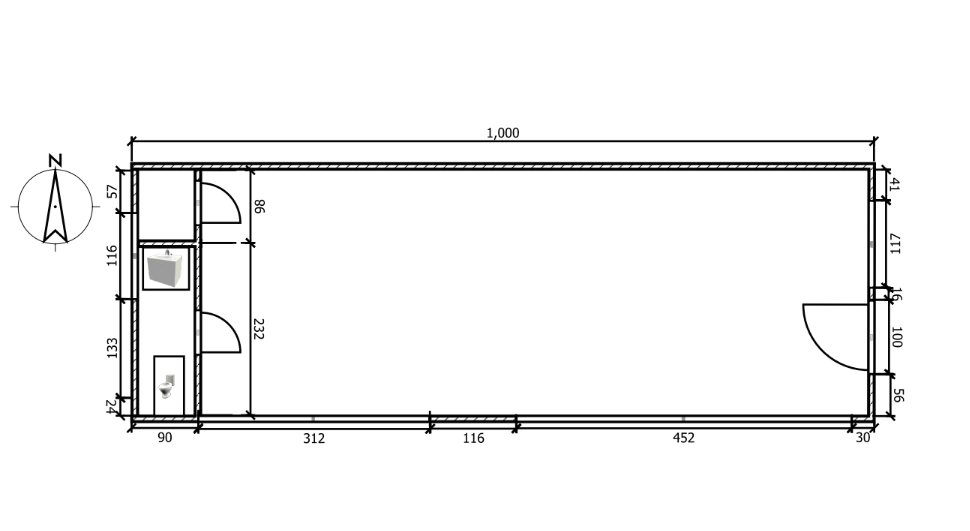 Na prenájom – flexibilný priestor 35 m² blízko centra - 3