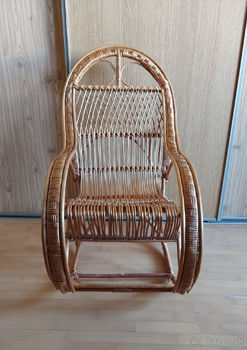 Detske ratanove hojdacie kreslo - 3