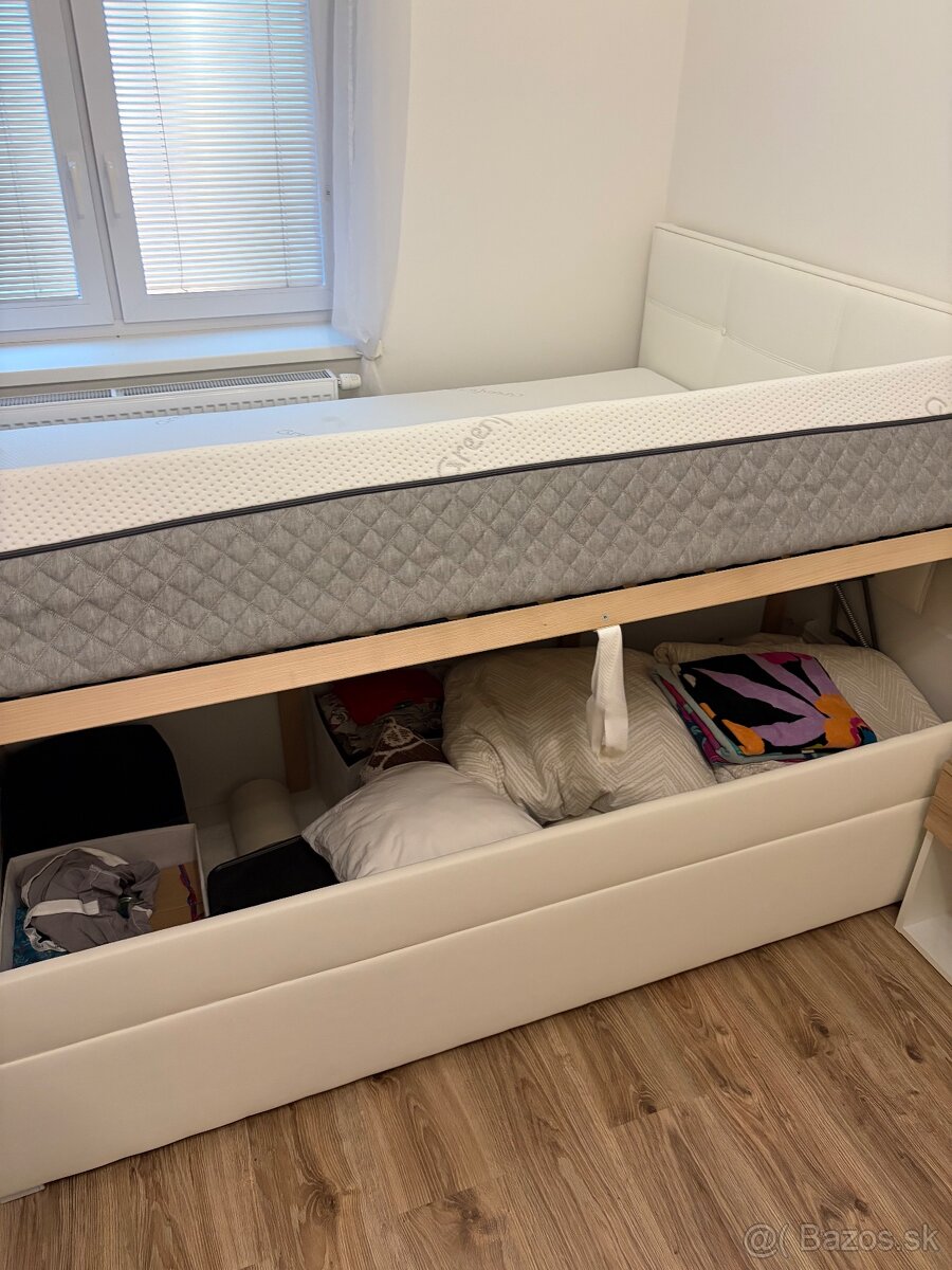 Kvalitná slovenská manželská Posteľ DREVONA - 3