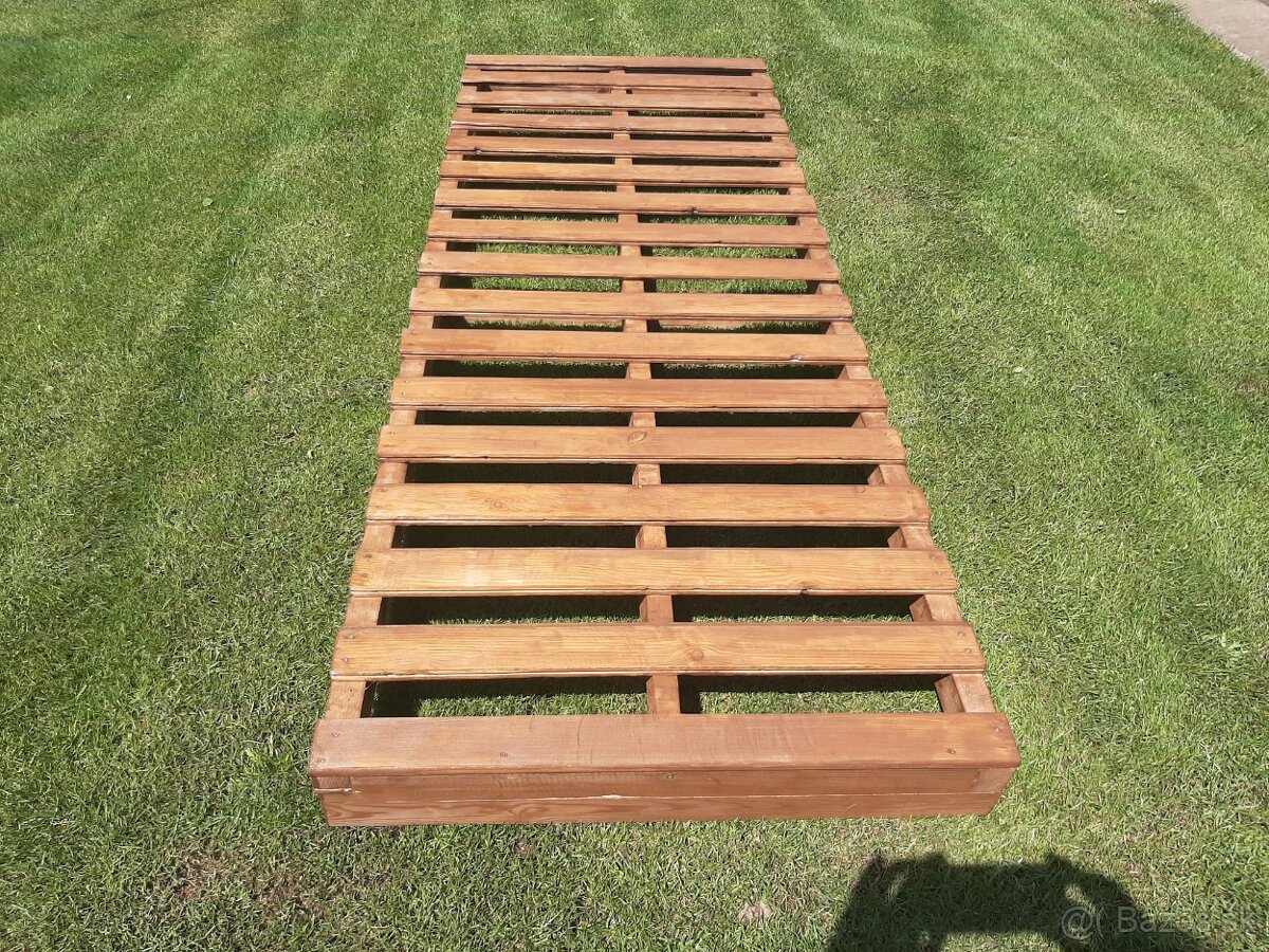 Drevené ležadlo, lehátko - 3