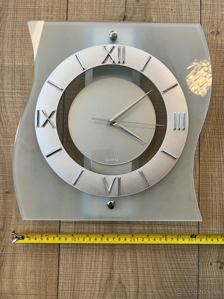 Nástenné sklenené hodiny JVD (Quartz) - 3